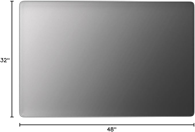 LOAAO 48X32 Inch Brushed Nickel Bathroom Mirror, Rounded Rectangle Silver Metal - Image 9