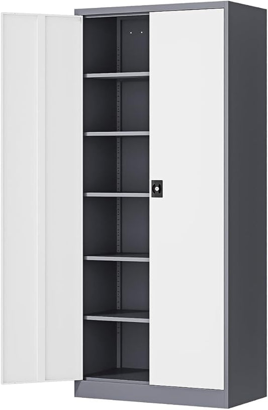 Metal Storage Cabinet-71” Tall Steel File Cabinets by Fesbos
