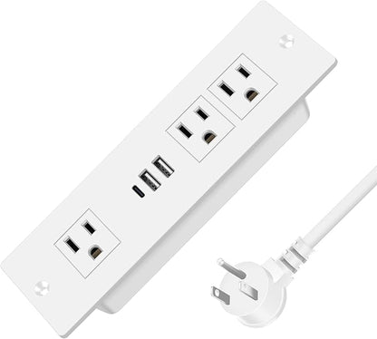 Recessed Power Strip, Furniture Drawer Outlet by HEZI