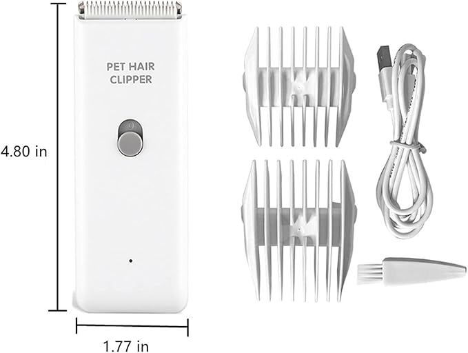 Dog Clippers, Quiet Washable USB Rechargeable Cordless Dog Grooming Kit - Image 2