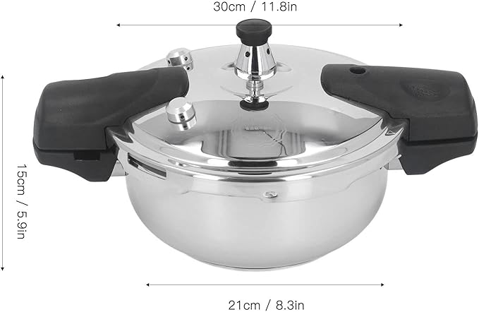 Stainless Steel Pressure Cooker, 1.8L Electric Pressure Cooker 1.8 Liter Mini - Image 7