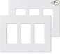 ELEGRP 3-Gang Screwless Decorative Wall Plates, Mid-Size Unbreakable by ELEGRP%7CELEGROUP