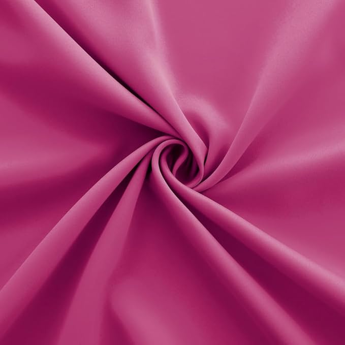 KOUFALL Hot Pink Curtans 96 Inches Long - Image 6