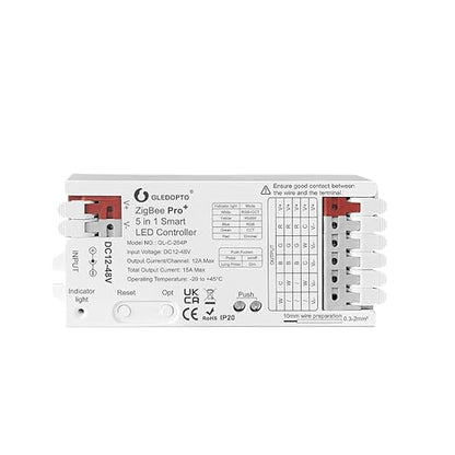 GLEDOPTO ZigBee3.0 LED Controller Pro Smart Home 5 in 1 RGBCCT RGBW RGB CCT by GLEDOPTO
