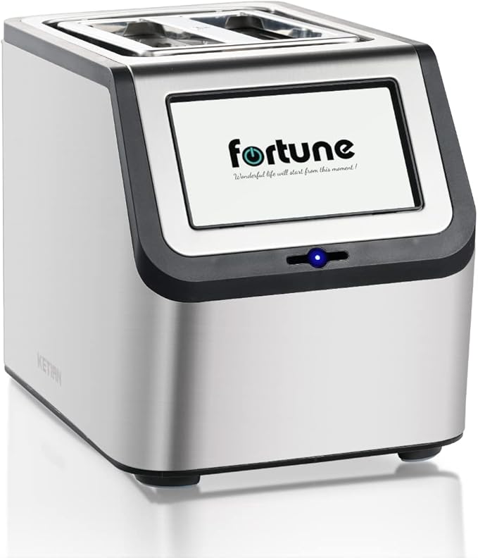 Smart Toaster, KETIAN Touch Screen 2 Slice, High-speed Automatic Settings by KETIAN