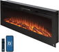 Touchstone Smart Electric Fireplace-The Sideline 50" Wide-in Wall Recessed by TouchstoneHomeProducts