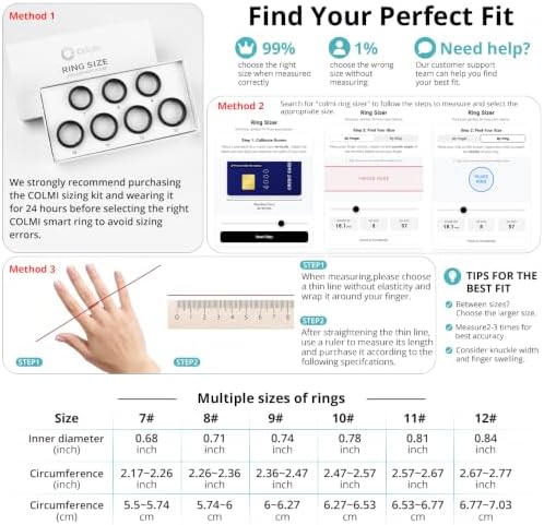 colmi smart ring for women, ai health tracker shown in use