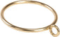 Curtain Rings with Eyelet for Curtain Rods 1 Inch Inner Diameter Metal Drapery Eyelet Curtain Rings Gold 24 Pcs Exselens