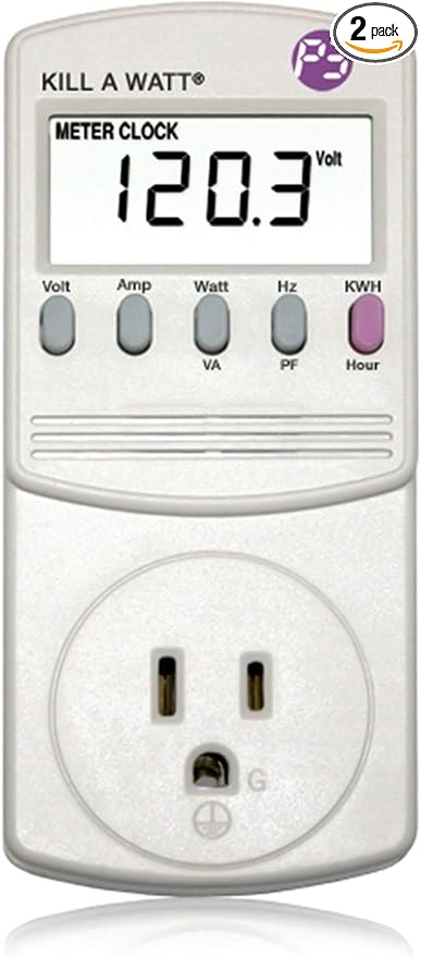 2-Pack P3 P4400 Kill A Watt Electricity Usage Monitor by P3International