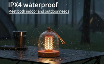 MKLK Camping Lantern, IPX4 Waterproof Touch Control LED Night Light, USB - Image 5