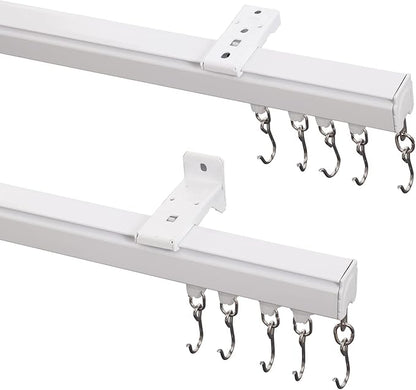 ChadMade Aluminum Ceiling Curtain Track Set - 12ft Adjustable Length by ChadMade