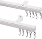 ChadMade Aluminum Ceiling Curtain Track Set - 12ft Adjustable Length by ChadMade