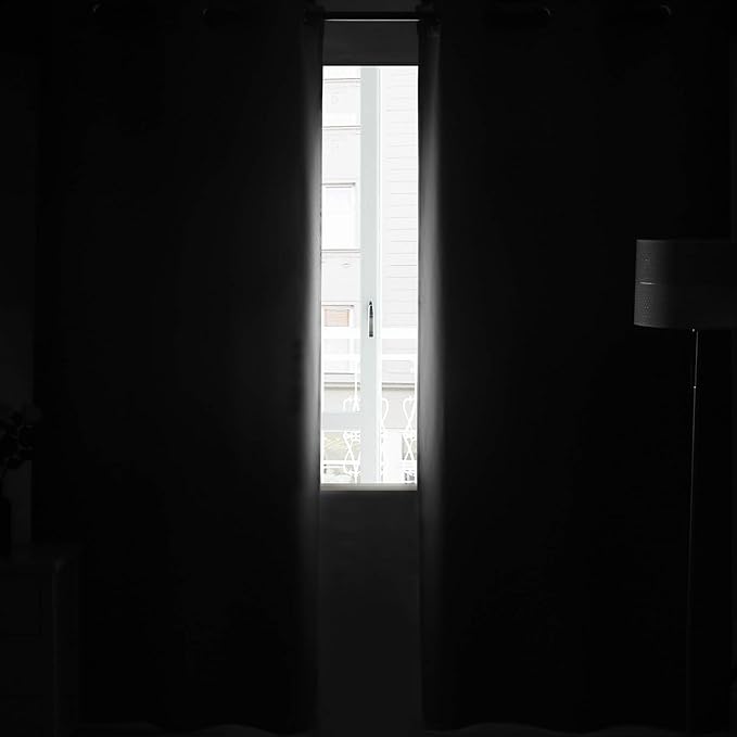 DWCN Grey Blackout Curtains for Living Room, Thermal Insulated Grommet Bedroom - Image 5