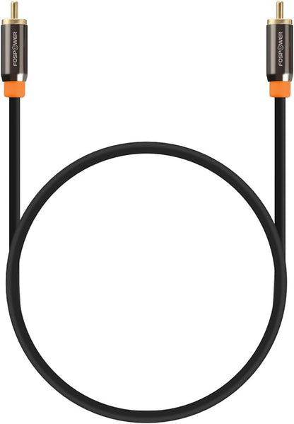 FosPower Digital Audio Coaxial Cable Premium S/PDIF RCA Male to RCA Male - Image 6