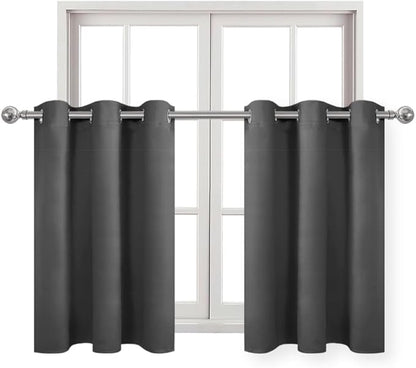 DWCN Short Curtains 36 Inches Long, Basement Half Curtains - Image 7