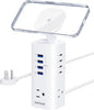 Power Strip Tower Surge Protector, TenTrend Flat Plug Extension Cord by TenTrend