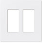 ELEGRP 2-Gang Screwless Decorative Wall Plates, Mid-Size 4.88" height x 4.94" by ELEGRP%7CELEGROUP