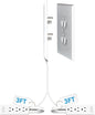 Sleek Socket Original & Patented Ultra-Thin Outlet Concealer by sleeksocket