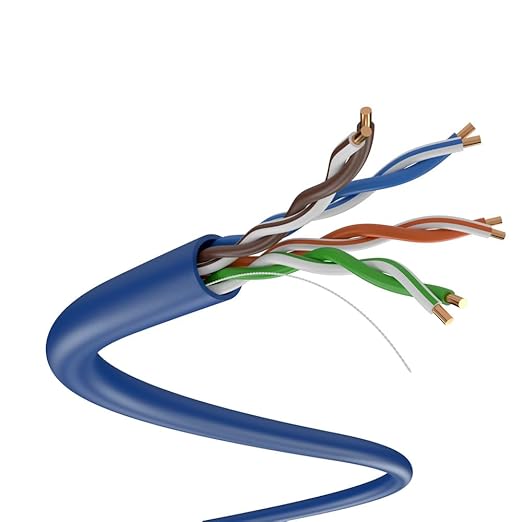 SolidLink CAT5e Ethernet Cable 1000ft – 24AWG Solid CCA UTP Unshielded CAT 5e - Image 2
