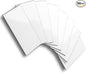 AULIGET 100-Piece Polished White Thick PVC Peel and Stick Backsplash by AULIGET