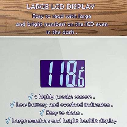 Moss & Stone Silver Digital Bathroom Scale - Image 3