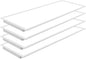 NUWATT 4 Pack 1x4 LED Panel for Drop-in Ceiling, 3000K Warm White, Super Bright by NUWATTLighting