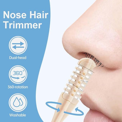 ROWPOZ 2-in-1 Nasal Hair Cutter, Durable Double Sided Trimmer Mini Nose Trimmer - Image 4