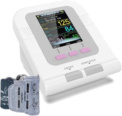 CONTEC Blood Pressure Monitor Upper Arm Cuff 3 Size Cuffs 300 Sets Memory by CONTEC