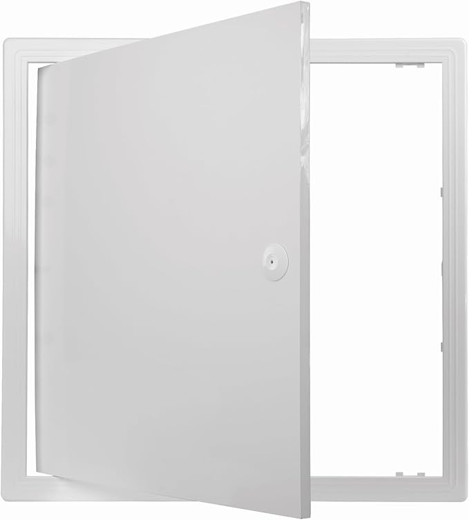 17.5" x 17.5" White Plastic Access Panel. Service Shaft Door Panel. Plumbing - Image 8