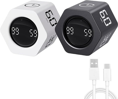 Productivity Timer Flip Gravity Sensor Cube Timer Countdown & Countup, Mute & by LUCKYTIME