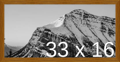 Frame It Easy 33 x 16 Hazel Wood Frame by FrameItEasy