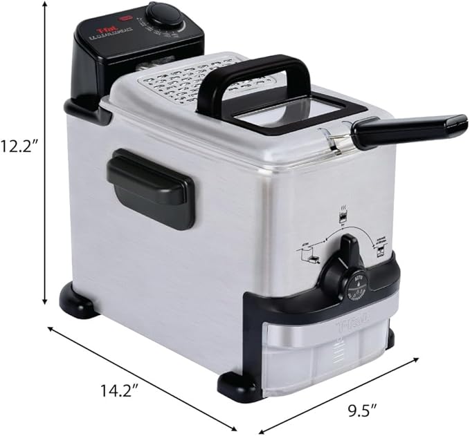 T-fal Compact EZ Clean Stainless Steel Deep Fryer - Image 8