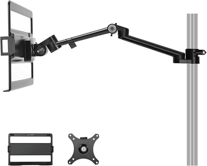 TARION Modular Desktop Arm Mount - 48cm / 19" Single Desk Stand - Compatible by TARION