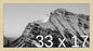 Frame It Easy 33 x 17 Wheat Wood Frame by FrameItEasy