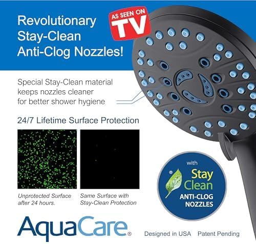 Hotel Spa AquaCare for California As-Seen-On-TV High Pressure Handheld Rain - Image 5