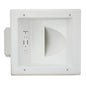 DATA COMM Electronics 45-0231-WH USB Recessed Media Outlet Box, In-Wall Cable by DATACOMM