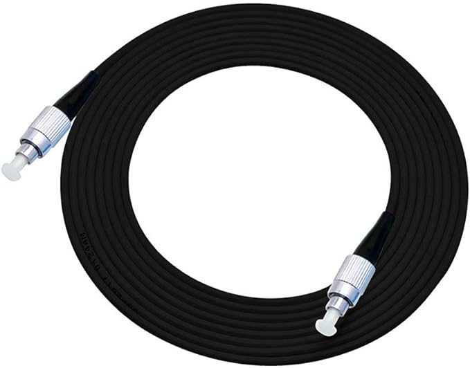 Jeirdus 10M FC to FC Outdoor Armored Simplex 9/125 SM Fiber Optic Cable Jumper - Image 3