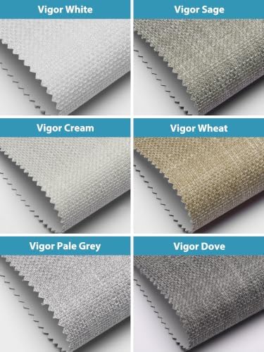 SmartWings Motorized Smart Roller Shades, 100% Blackout Samples | Customized Roller Blinds Fabric with Light Blocking Coating, Color Samples for Reference