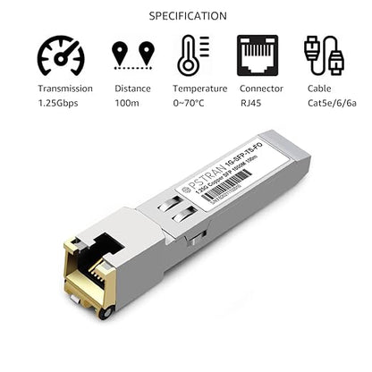 OPSTRAN 1000BASE-T SFP RJ45 Copper Transceiver Module Compatible - Image 2