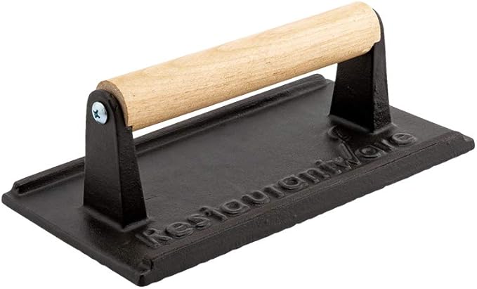 Restaurantware-7.9 x 3.9 x 2.8 Inch Bacon Press, 1 Heavy-Weight Burger Press - - Image 2