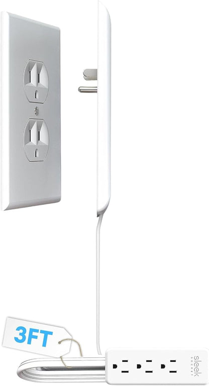Sleek Socket Original & Patented Flat Ultra-Thin Outlet Concealer by sleeksocket
