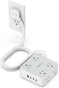 Surge Protector Power Strip, TESSAN 5 FT Extension Cord by TESSAN