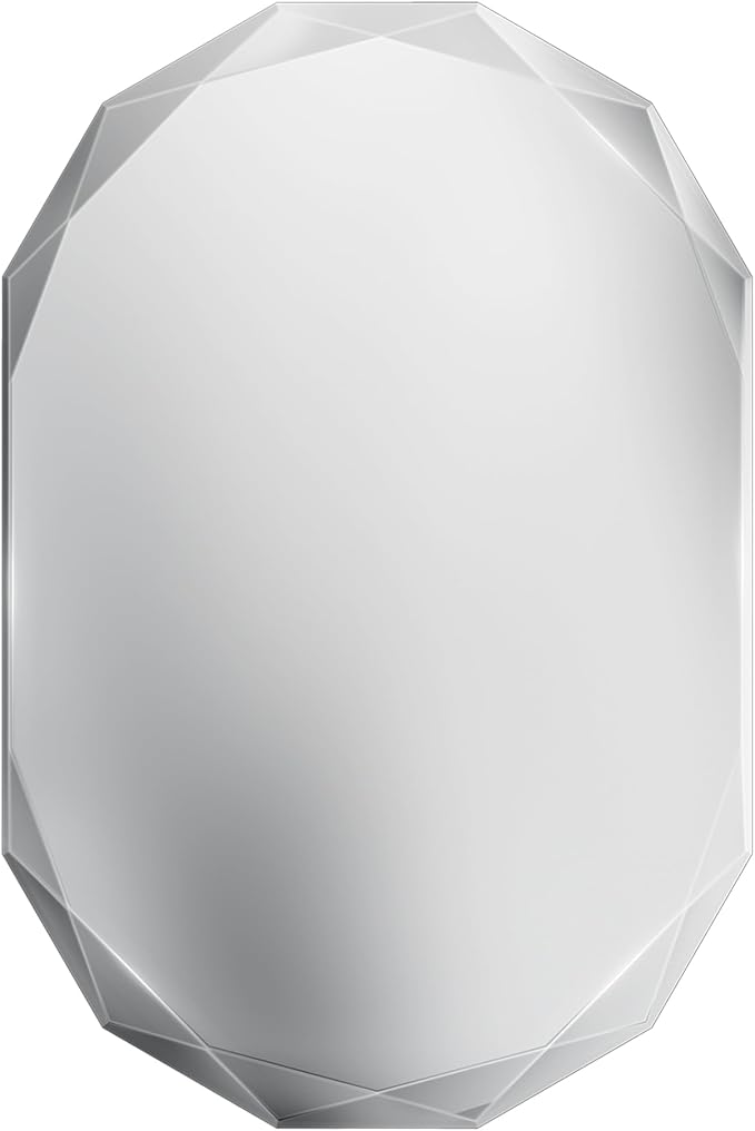 Suidia Bathroom Mirror, Frameless Bathroom Mirror - Image 8