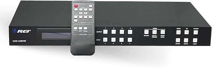 OREI 4K 4x4 HDMI Matrix Video Wall Controller Processor Multiviewer Display - Image 4