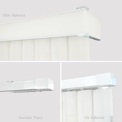 Blindify Motorized Sheer Vertical Blinds, Light Filtering Smart Rechargeable - Image 4