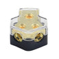 RKURCK 2 Way Power Distribution Block, 0/2/4 AWG Gauge in, 4/8/10 Gauge Out by RKURCK