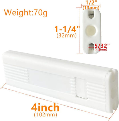Cutelec Cord Weight Spare 2pcs for Vertical Blind, Roller Blinds Window Shutter White Plastic Safety Handle Tensioner Device Blinds Accessories