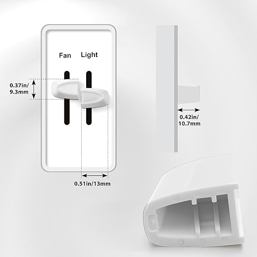 Hoolerry 2 Pcs Dimmer Switch Knob Dimmer Replacement Knob Compatible - Image 2