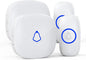 Wireless Doorbell 2 Buttons 2 Receivers, SECRUI Mini Waterproof Door Bell by SECRUI