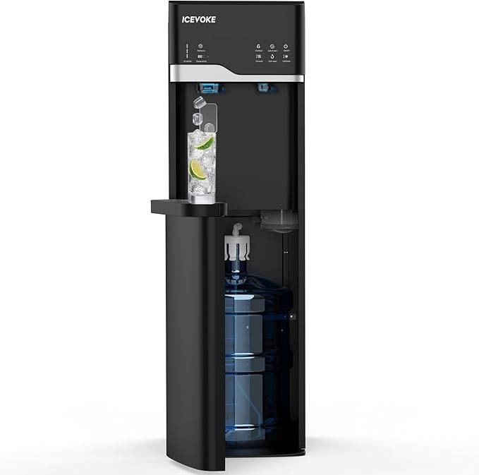 4-in-1 Self-Cleaning Ice & Water Machine by ICEVOKE